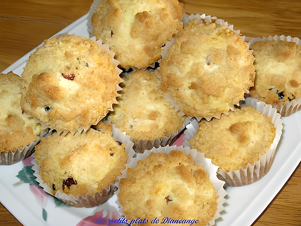recette Muffins strudels aux canneberges et orange