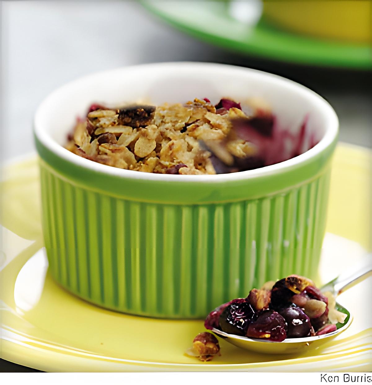 recette Blueberry Crumble