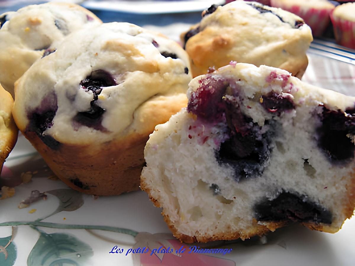 recette Muffins aux bleuets
