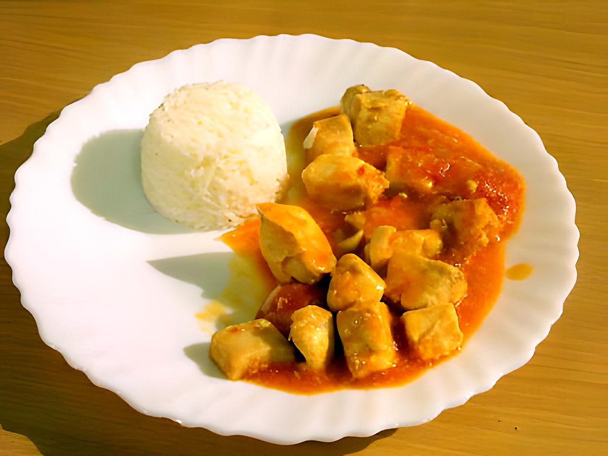 recette escalopes de poulet à l'indienne