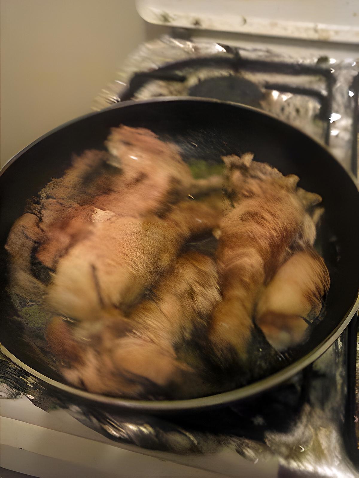 recette poulet fumee frit.