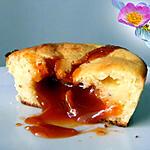 recette Moelleux aux amandes, coeur coulant d’églantine
