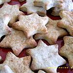 recette étoiles sablées à la cannelle