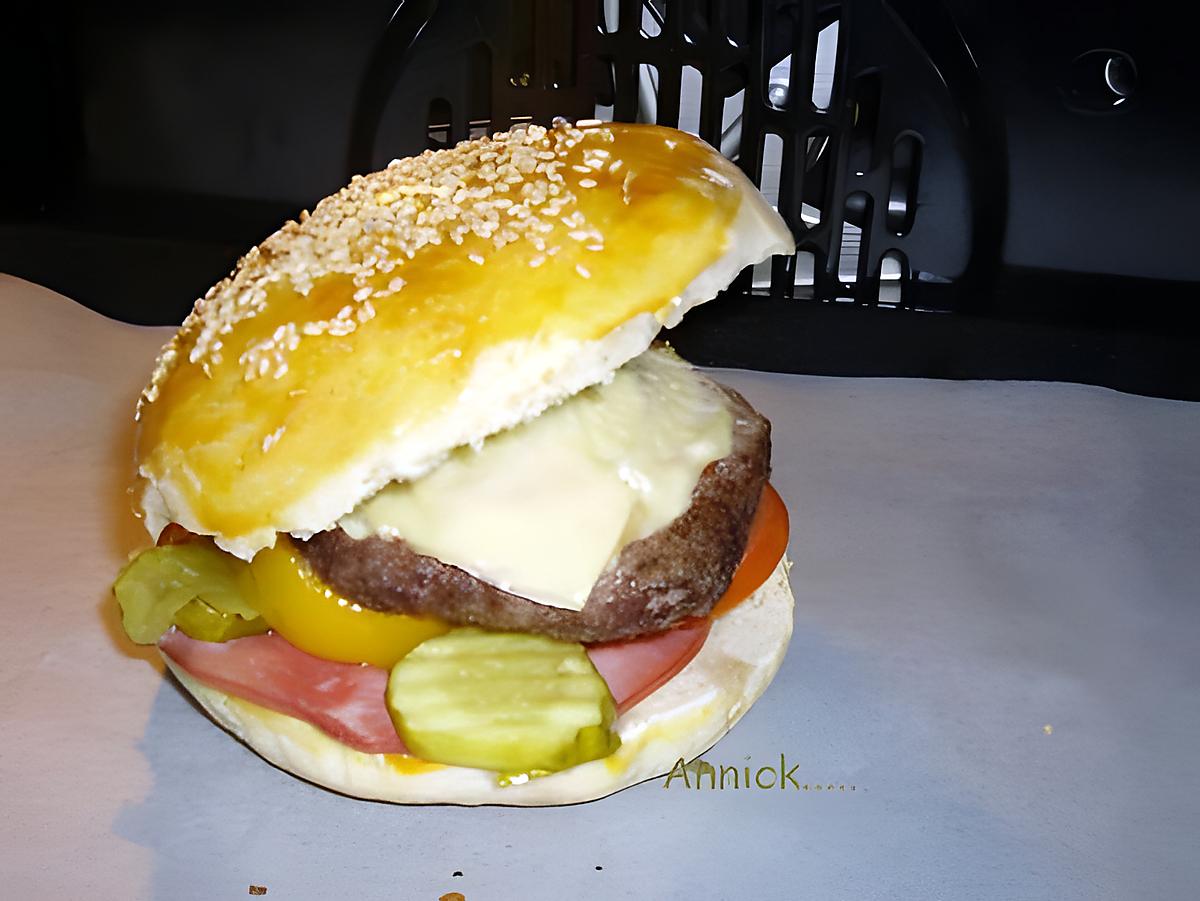 recette hamburger entièrement 
