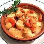 café : recette Noix de Saint-Jacques à la crème safranée