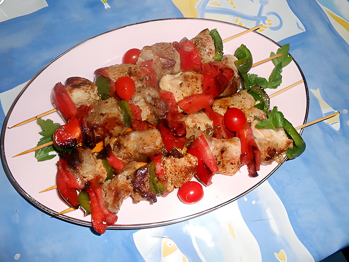 brochette de porc a l espagnole 430