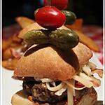 recette ~Mini-burger, double fromage et bacon~