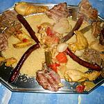 recette Couscous agneau,poulet,merguez