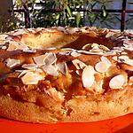 pommes : recette Couronne pommes amandes, parfumée à la fleur d'oranger