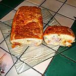 recette cake chorizo,jambon de parme et olive