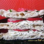 sandwiches suedois aux herbes et petits radis (diététique)