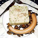 purée aux petits poids au lard