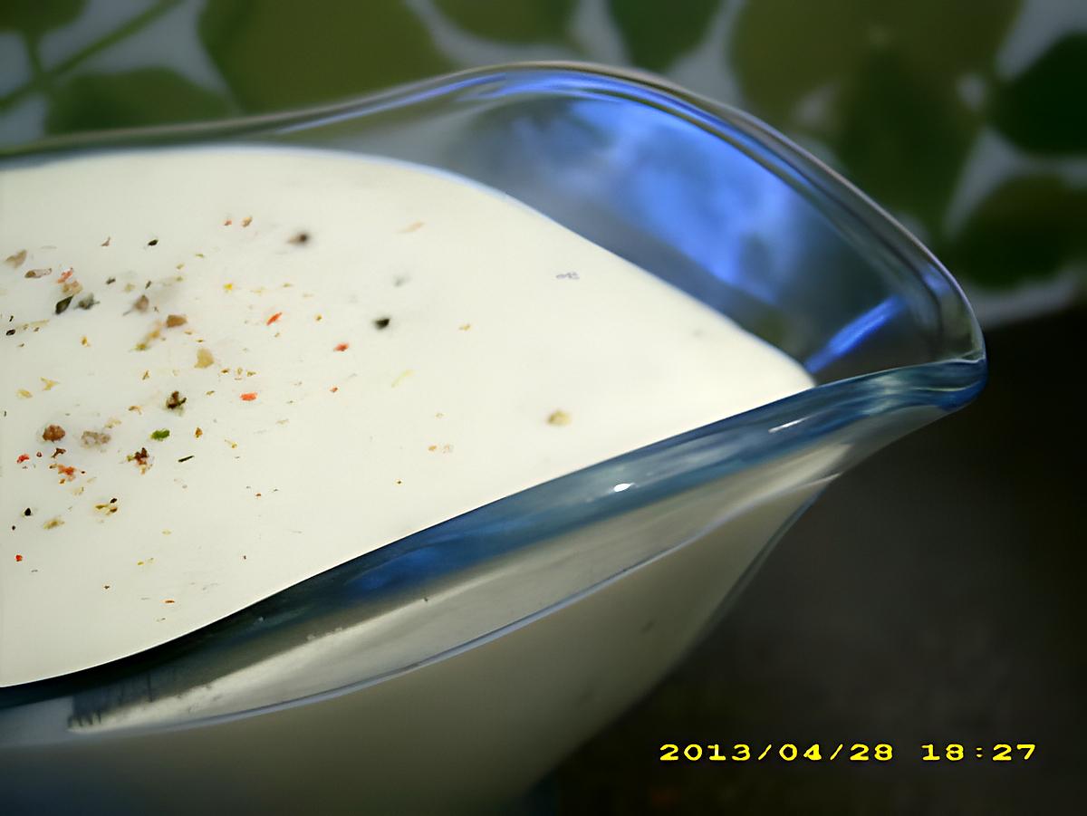 recette sauce crémeuse au saint félicien