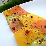 recette carpaccio tricolore (diététique)