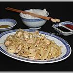 recette Sauté de chou et poulet à la chinoise