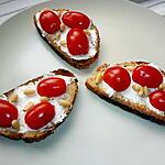 recette Crostini aux tomates cerises