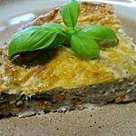 légume : recette Quiche sans pâte aux légumes et thon.