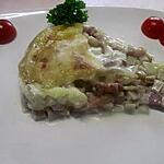 recette Pâte Crozets de Savoie au reblochon.