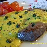 steack à la savora (sauce onctueuse)