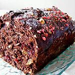 recette Cake moelleux au chocolat, fruits secs et pralines