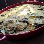 Gratin de courgettes à la créme et citron