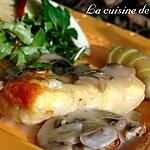 Frais. : recette Quenelles de volaille aux champignons