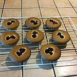 Biscuits tendres aux framboises
