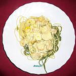 safran : recette Spaghettis aux crevettes et quenelles