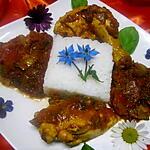 recette Cari de poulet et au riz.