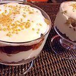 recette Verrine pommes caramélisé,spéculoos et fromage blanc