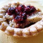recette Mini tartelettes aux amandes, à la noisette et aux groseilles