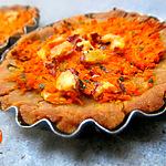 recette Tartelettes aux carottes et châtaignes {sans gluten}