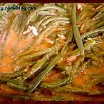 tomates verts : recette Haricots  tomate /coco