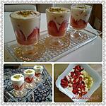 recette TIRAMISU AUX FRAISES EN VERINNES