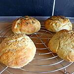 recette Buns (pains à hamburger)