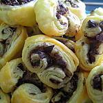 recette Mini palmiers à la tapenade d'olives noires