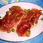recette Escalope de dinde jambon serrano, tomates confites