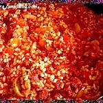 sauce tomate : recette Ebly à la tomate et chorizo