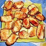 pain rassis : recette Petits croutons au fromage