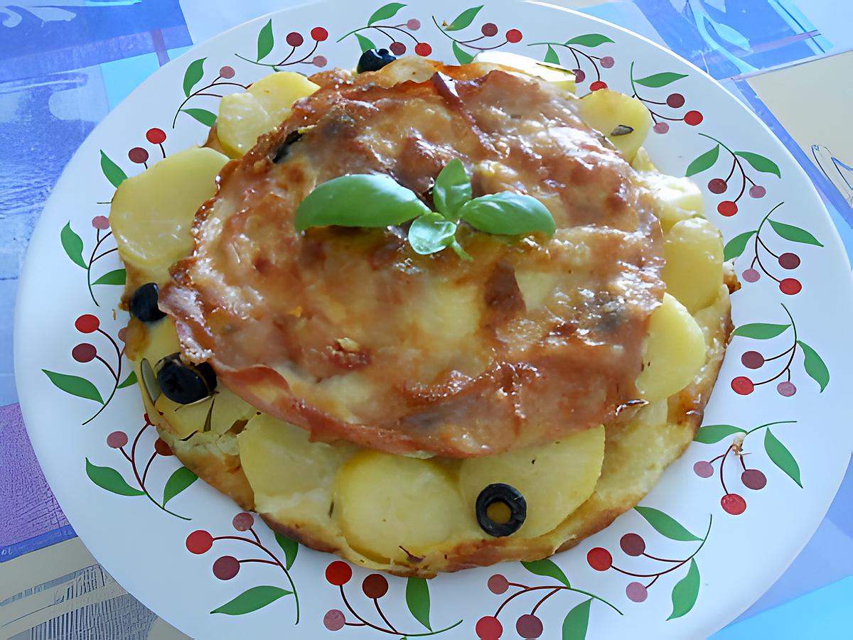 Tortino de patate et mortadelle 430