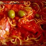 sauce tomate : recette capellinis aux olives et sauce tomate