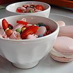 recette verrines fraise et chantilly à ma façon