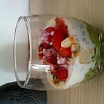 recette verrine avocat surimi