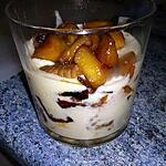 recette Tiramisu aux pommes caramélisées au miel et au spéculoos
