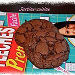 recette The cookies au chocolat&pépites de chocolat