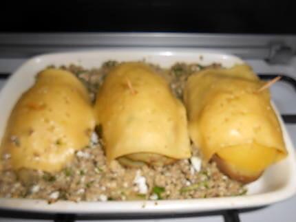 Pomme de terre farcie (sans viande) 430