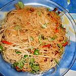 recette Nouilles chinoises au piment et sauce soja
