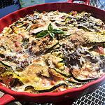 Gratiné de courgettes au saint agur