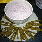 recette Dip de radis & asperges vertes