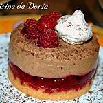 mousse de framboise agar-agar : recette Délice au twix et framboises